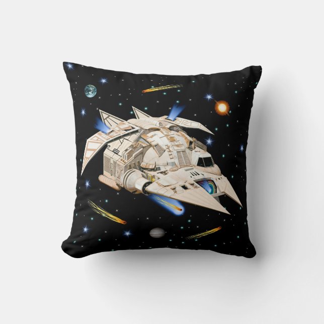 Falk inspirerat utrymme Sci-Fi Kudde (Framsida)