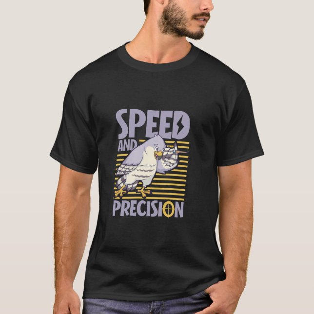 Falk med pilpil t shirt (Framsida)