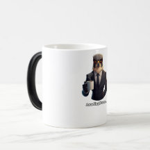 Falkaffärsman laddar fokuskaffe
