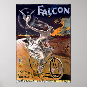 Falkcykelaffisch Poster