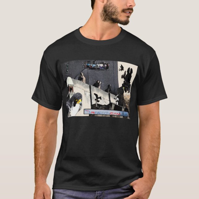 Falken 2014 blir flygfärdig klockaT-tröja T Shirt (Framsida)