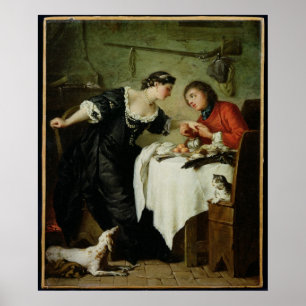 Falken från Fontaines Fables Poster