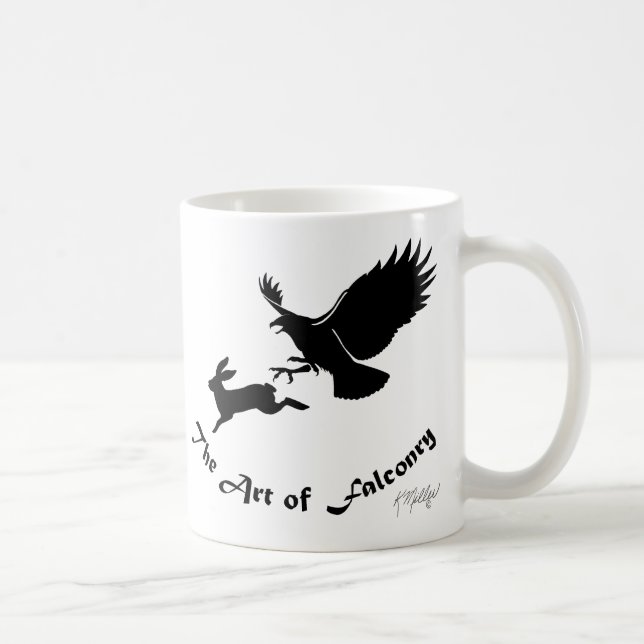 Falkenerikonst - Rödstjärtshök Kaffemugg (Höger)