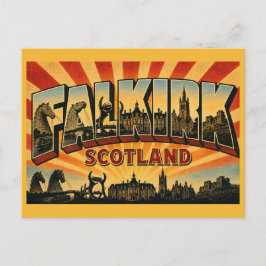 Falkirk Skottland The Kelpies Vykort