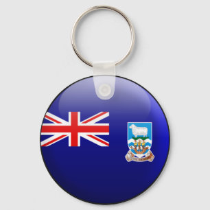 Falkland Islands flagga Nyckelring