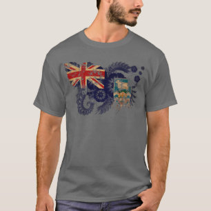 Falkland Islands flagga Tee Shirt