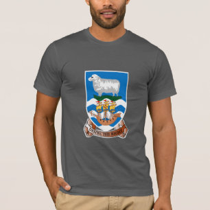 Falkland öbovapensköld t-shirt