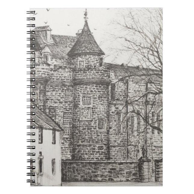 Falkland Palace Skottland. 2007 Anteckningsbok (Framsidan)