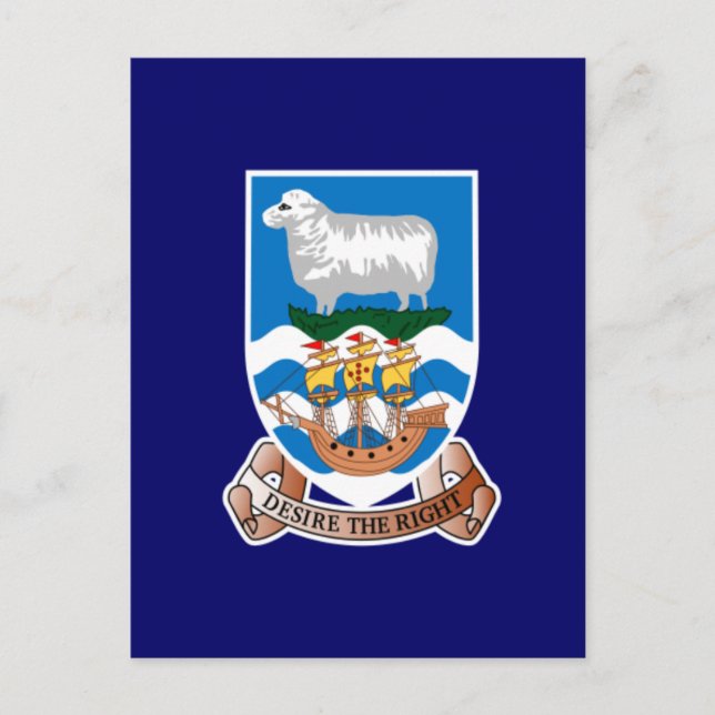 falklander vykort (Framsida)