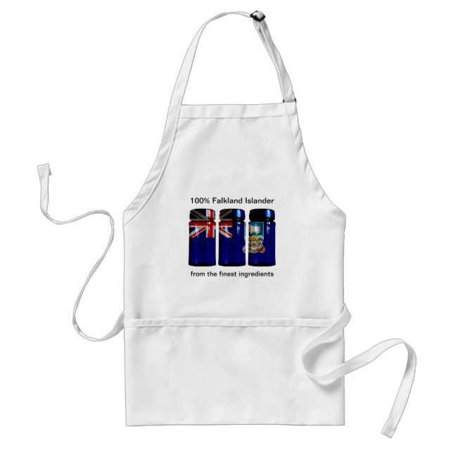 Falklands Flagga Spice Burk Apron Förkläde (Framsidan)