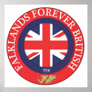 Falklands För alltid brittiska Poster