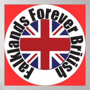 Falklands Forever British Poster