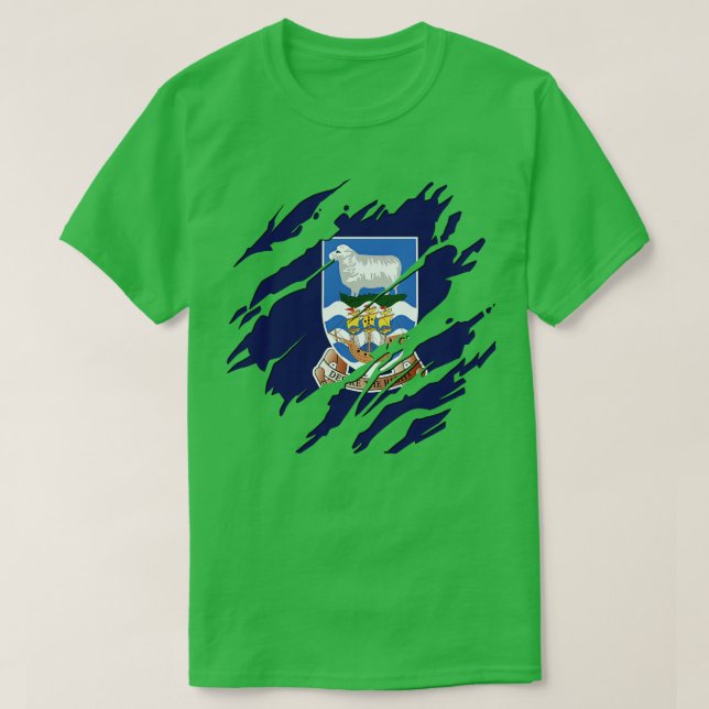 Falklandsöarna alltid t shirt (Design framsida)