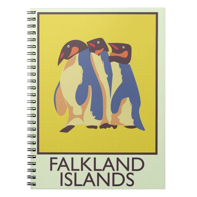 Falklandsöarna Anteckningsbok (Framsidan)