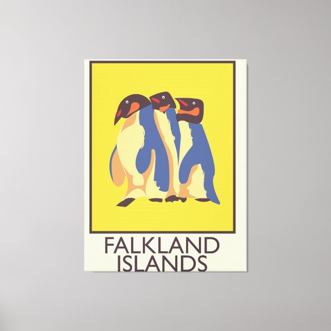 Falklandsöarna Canvastryck (Framsida)