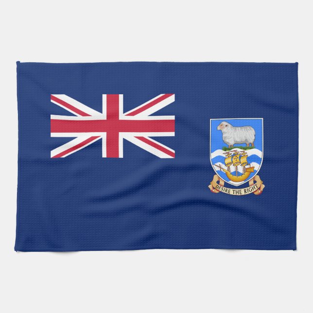 Falklandsöarna Flagga Kökshandduk (Horisontell)