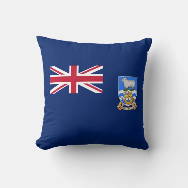 Falklandsöarna Flagga Kudde (Framsida)