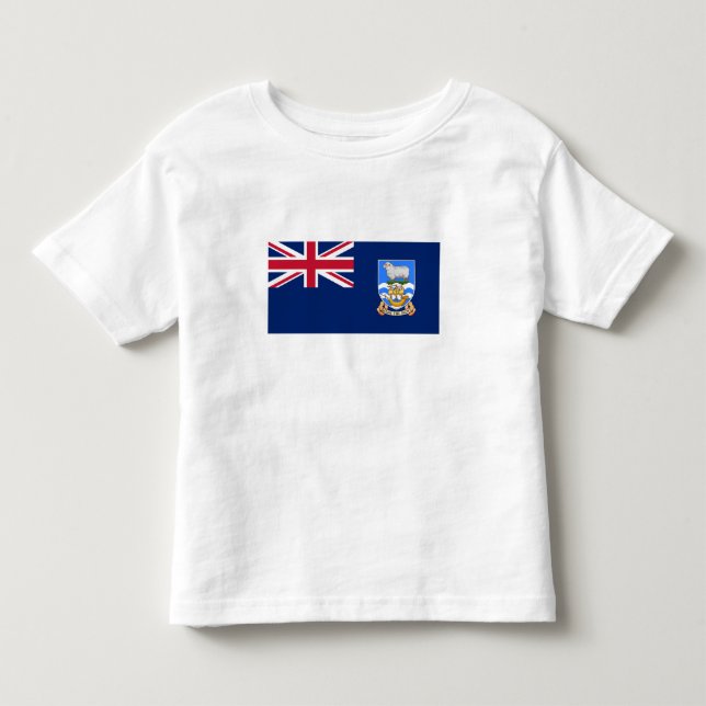 Falklandsöarna Flagga T Shirt (Framsida)