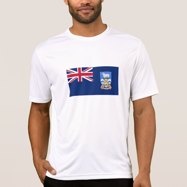 Falklandsöarna Flagga T Shirt (Framsida)