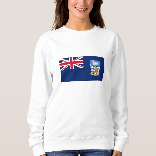Falklandsöarna Flagga T Shirt (Framsida)