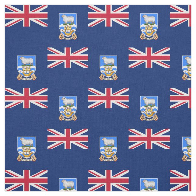 Falklandsöarna Flagga Tyg (Provkarta)