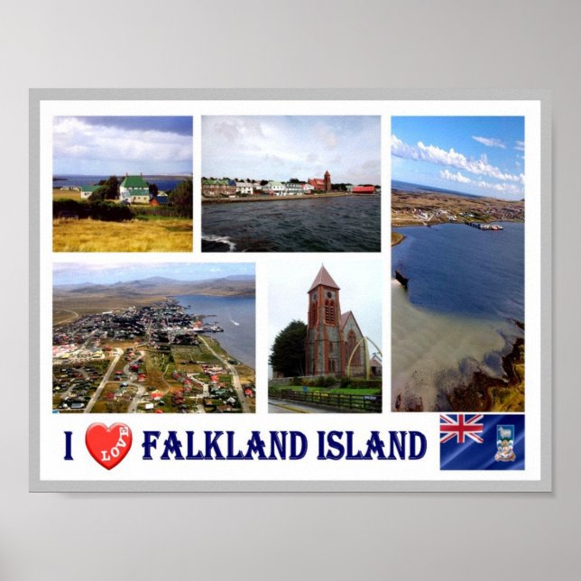 Falklandsöarna - I Kärlek - Poster (Framsidan)