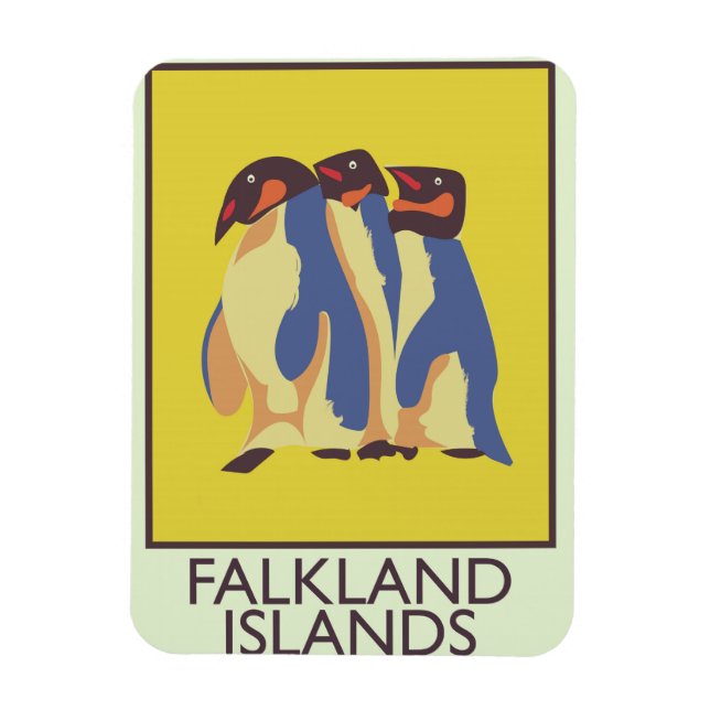Falklandsöarna Magnet (Vertikal)