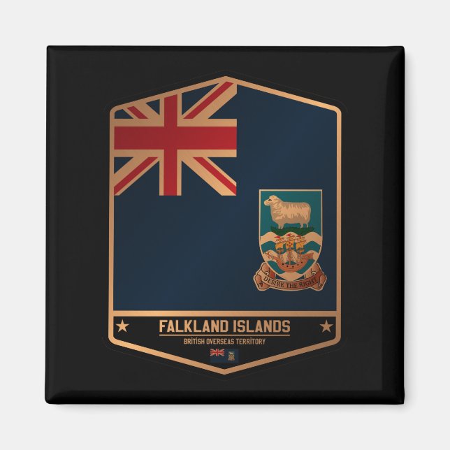Falklandsöarna Magnet (Framsidan)