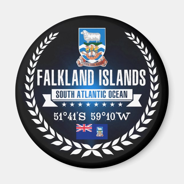 Falklandsöarna Magnet (Framsidan)