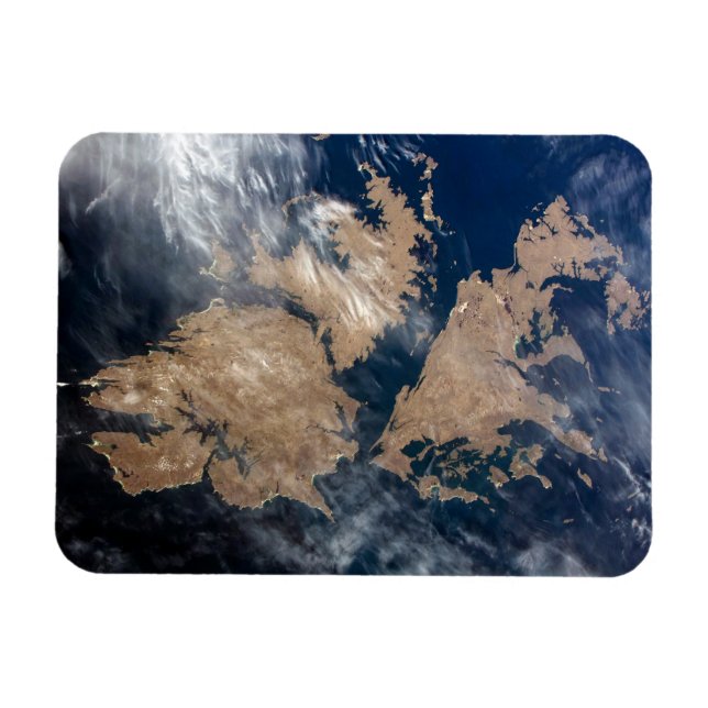 Falklandsöarna (ön Malvinas). Magnet (Horisontell)