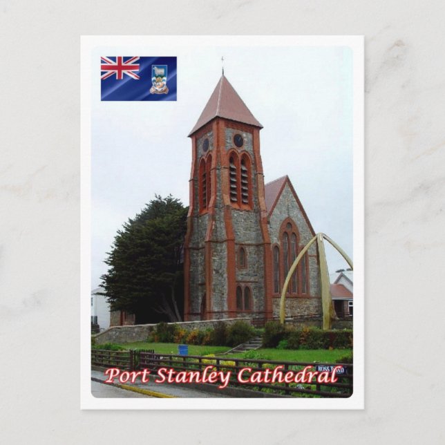 Falklandsöarna - Port Stanley Cathedral - Vykort (Framsida)