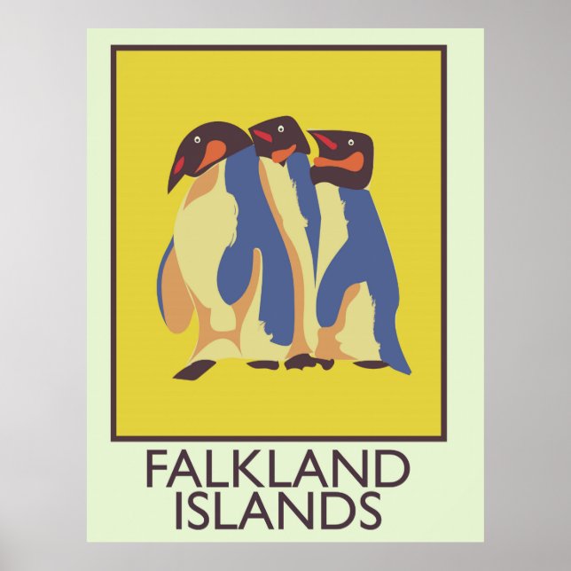 Falklandsöarna Poster (Framsidan)