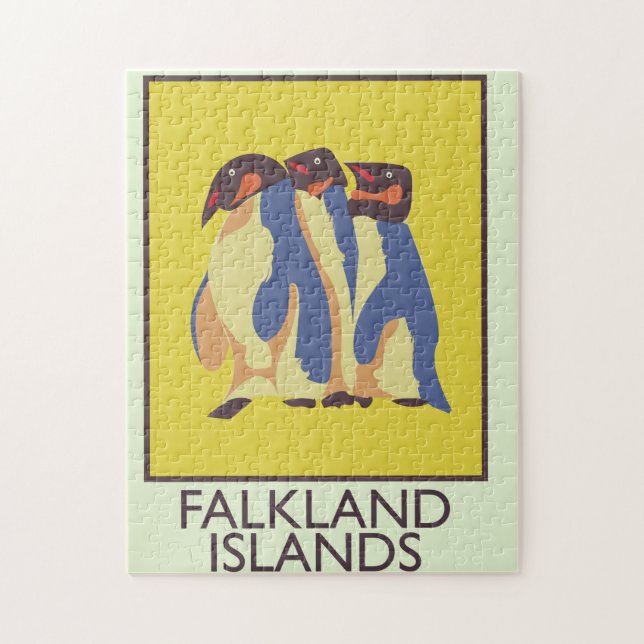 Falklandsöarna Pussel (Vertikal)