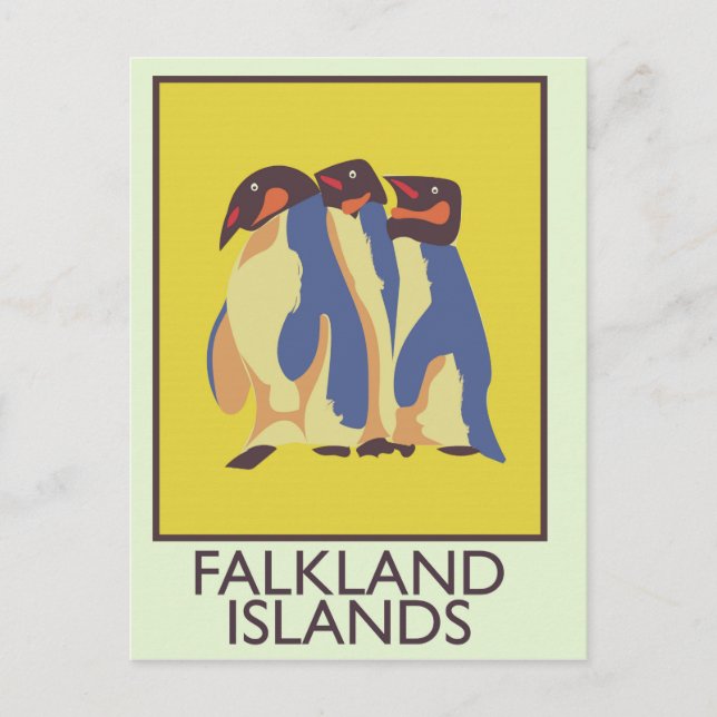 Falklandsöarna Vykort (Framsida)