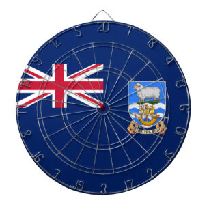 Falklandsöarnas flagga (British Territory) Darttavla