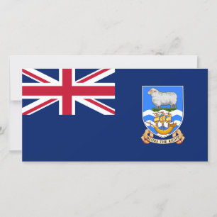 Falklandsöarnas flagga (British Territory) Kort