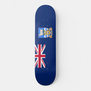 Falklandsöarnas flagga (British Territory) Mini Skateboard Bräda 18,5 Cm