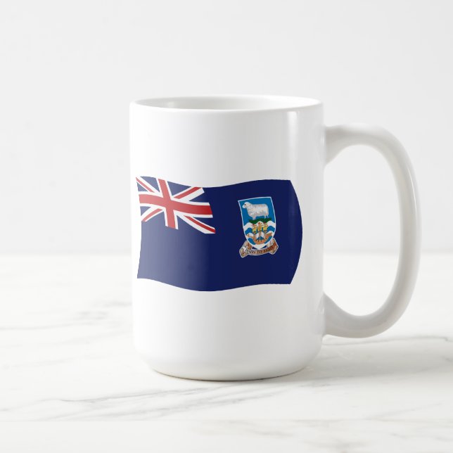 Falklandsöarnas flagga kopp (Höger)