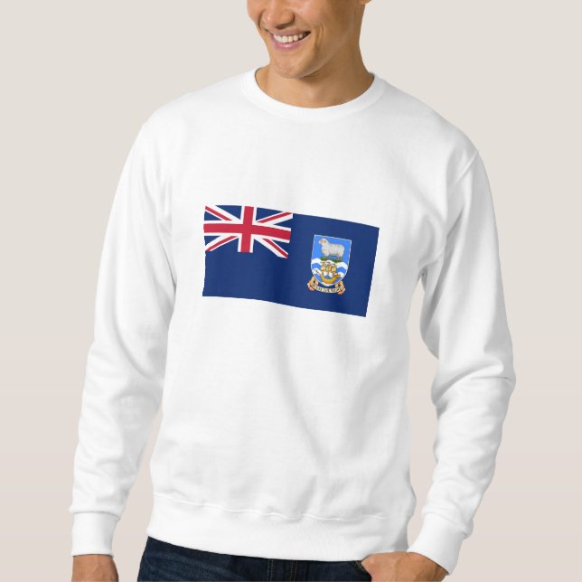 Falklandsöarnas flagga lång ärmad tröja (Framsida)