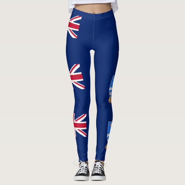 Falklandsöarnas flagga leggings (Framsida)
