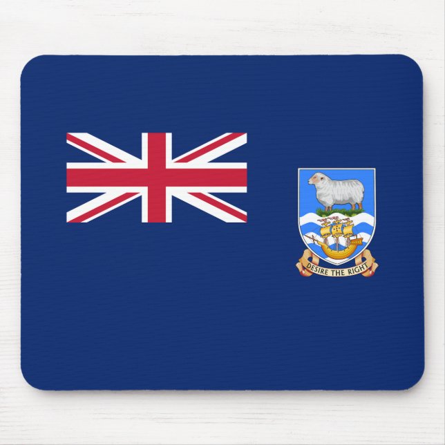 Falklandsöarnas flagga musmatta (Framsidan)