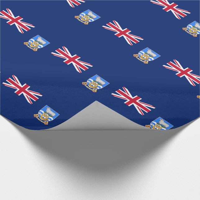Falklandsöarnas flagga presentpapper (Hörn)