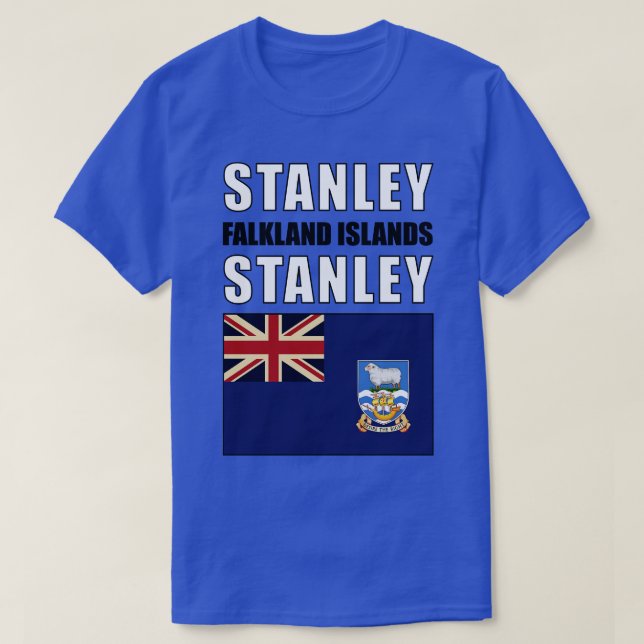 Falklandsöarnas flagga t shirt (Design framsida)