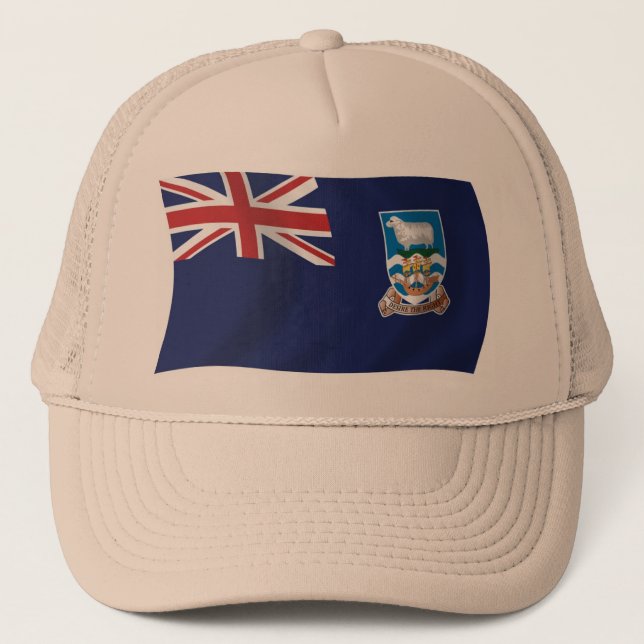 Falklandsöarnas flagghatt truckerkeps (Framsida)