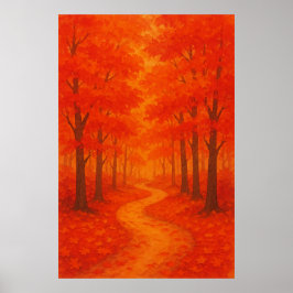 Fall 1, Crimson Trail, Säsong Print Poster