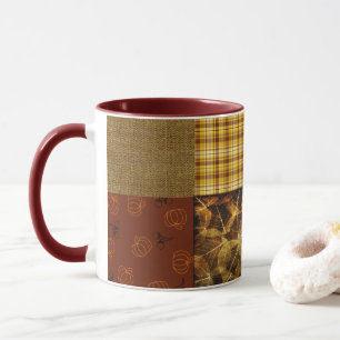 Fall 4 hörn 2 Design Varmtoner Mugg