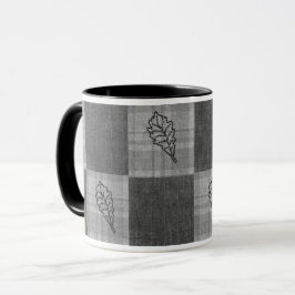 Fall 4 hörn Grått Tones Mugg