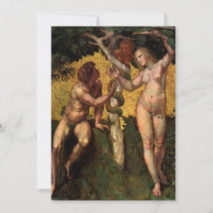 Fall - Adam och Kväll av Raphael Sanzio