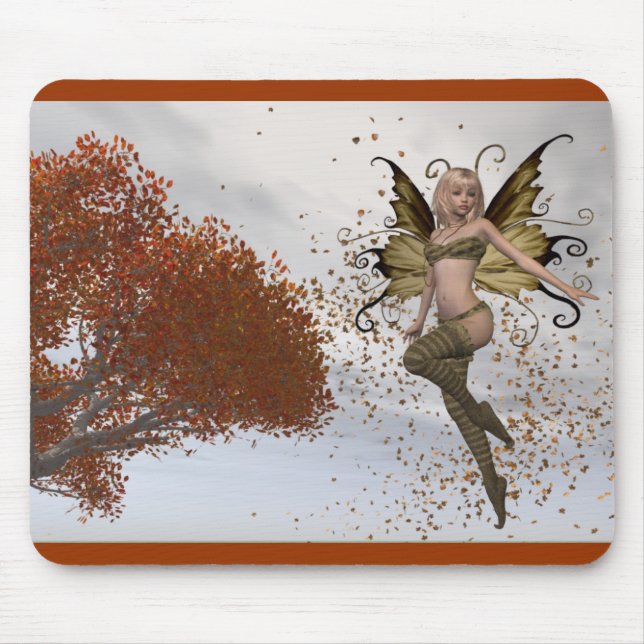 Fall Älva Design 1 - Fantasy Mousepad Musmatta (Framsidan)