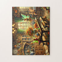 Fall Älvors Enchanting Kitchen Gathering Puzzle